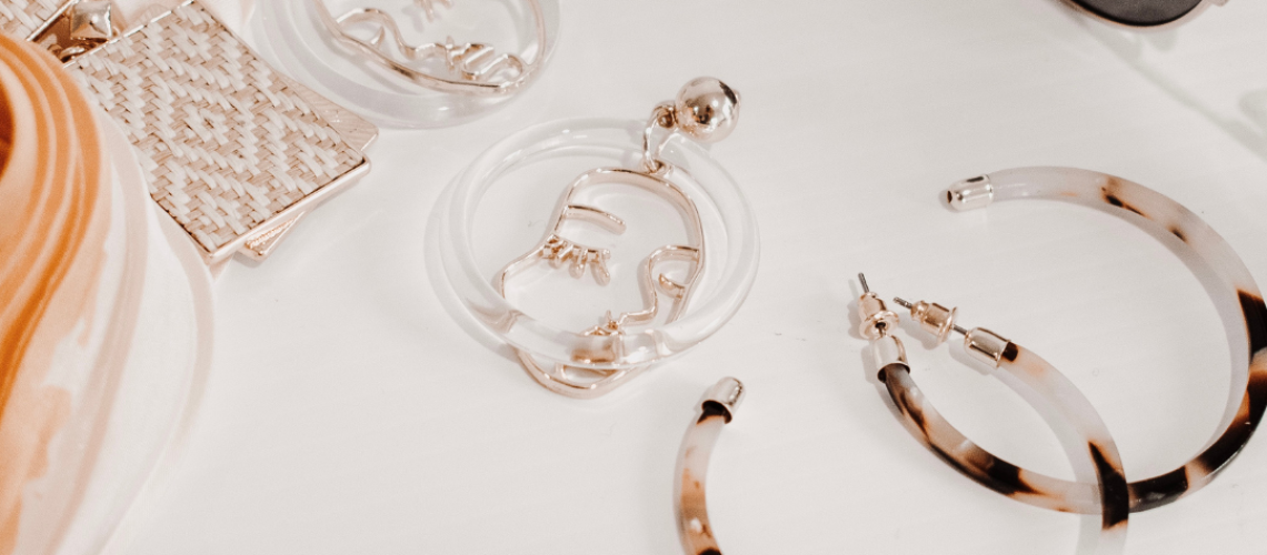 Fashion accessories Various women fashion accessories on a neutral background